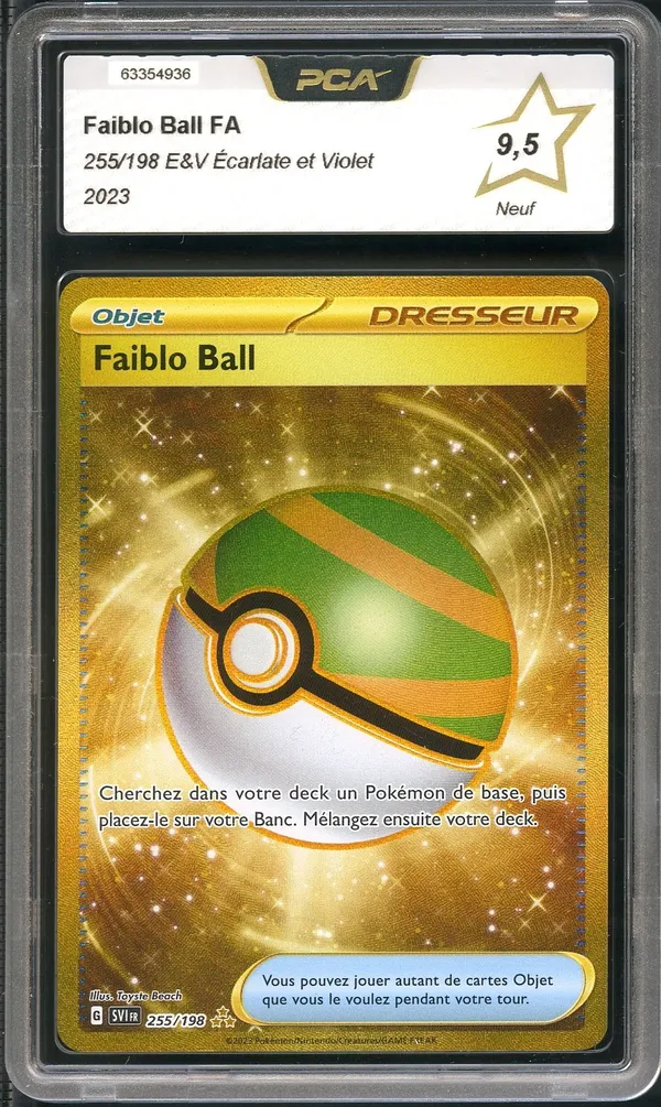 PCA 9.5 Faiblo Ball Gold
