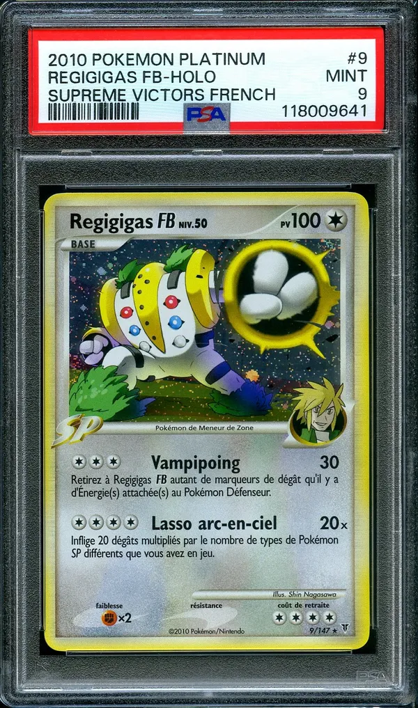 PSA 9 Regigigas Holo