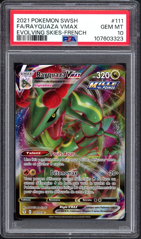 PSA 10 Rayquaza VMax