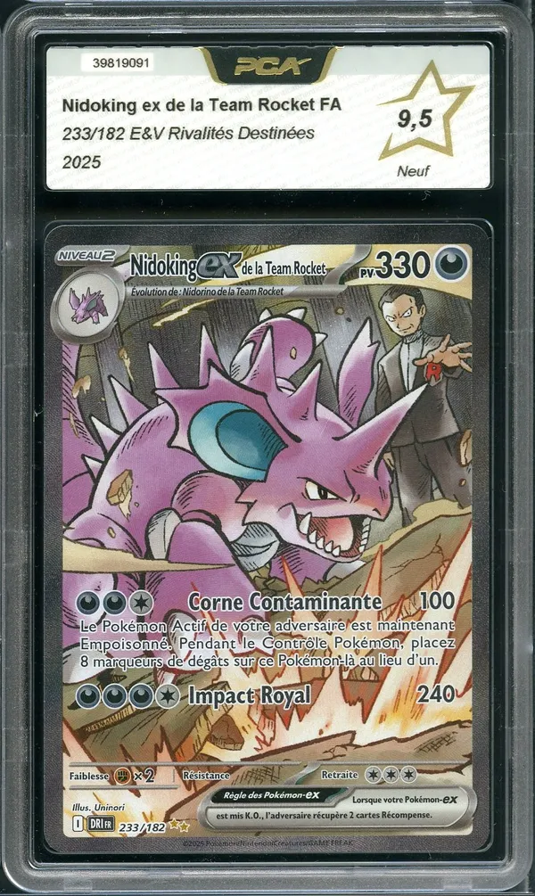 PCA 9.5 Nidoking Ex de la Team Rocket