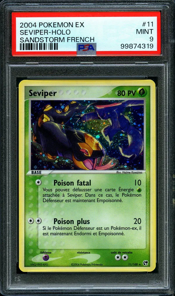 PSA 9 Seviper Holo