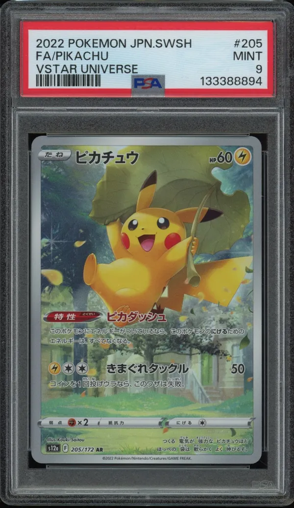 PSA 9 Pikachu