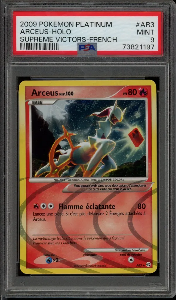 PSA 9 Arceus Holo