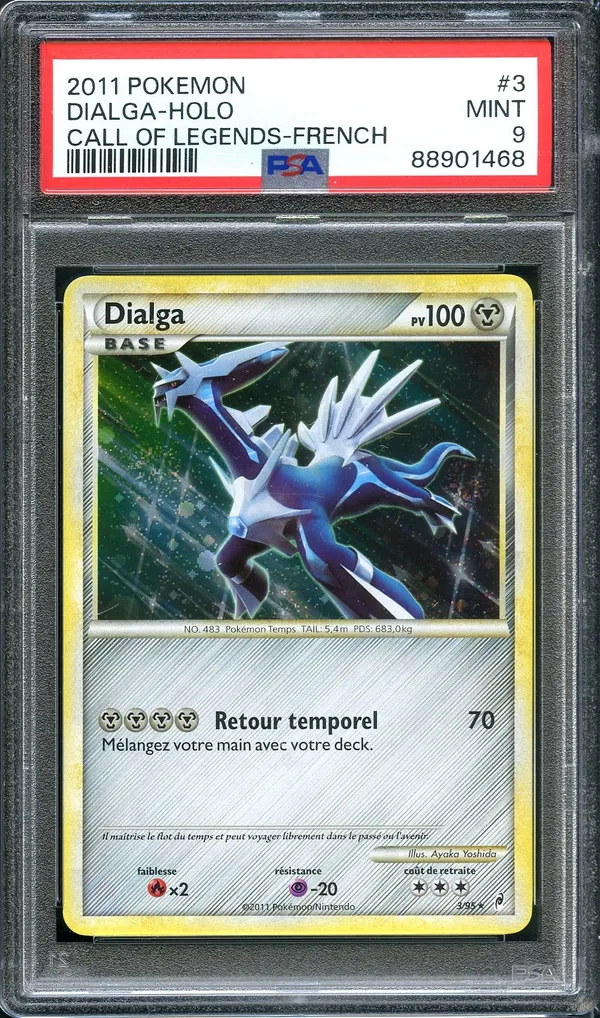 PSA 9 Dialga Holo