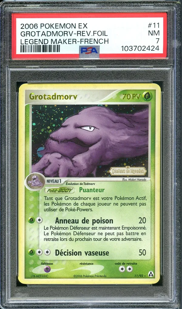 PSA 7 Grotadmorv Holo Reverse