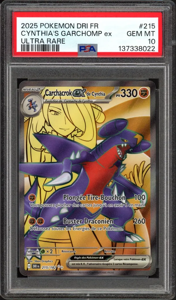 PSA 10 Carchacrok Ex de Cynthia