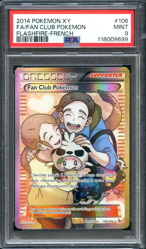PSA 9 Fan Club Pokémon