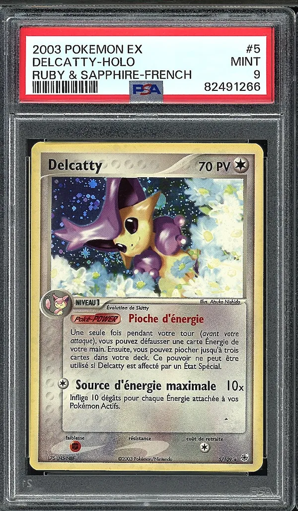 PSA 9 Delcatty Holo 