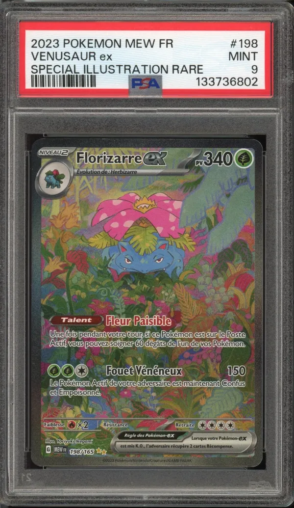 PSA 9 Florizarre Ex
