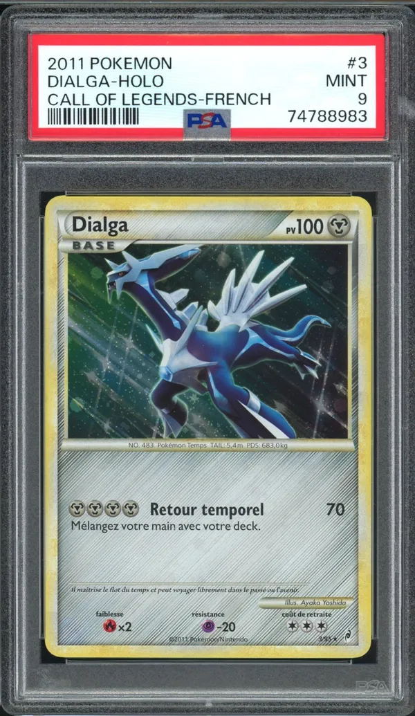PSA 9 Dialga Holo
