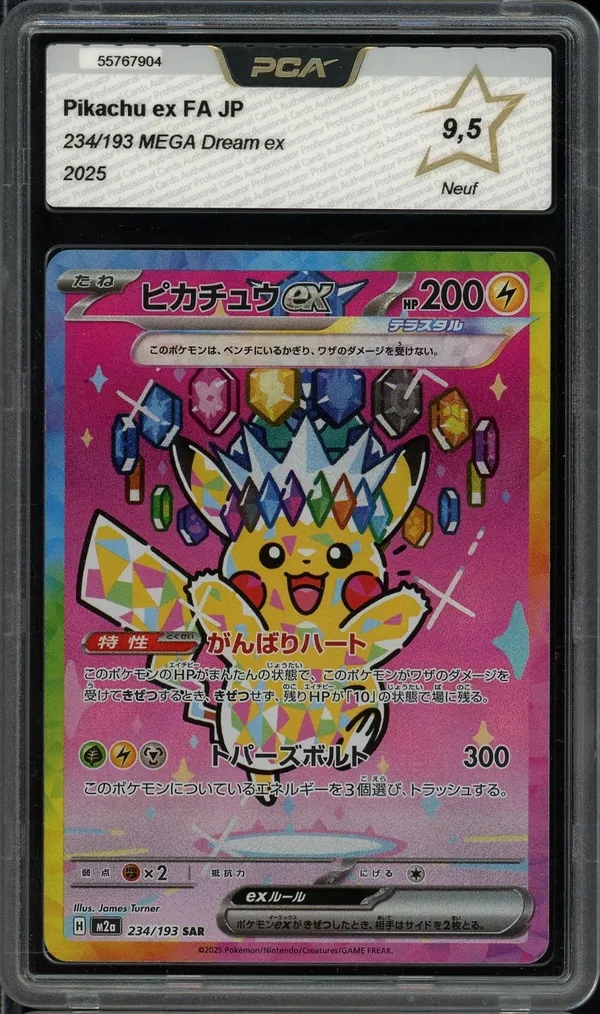 PSA 9 Pikachu - #020/M-P - M-P Promotional - Mega Evolution