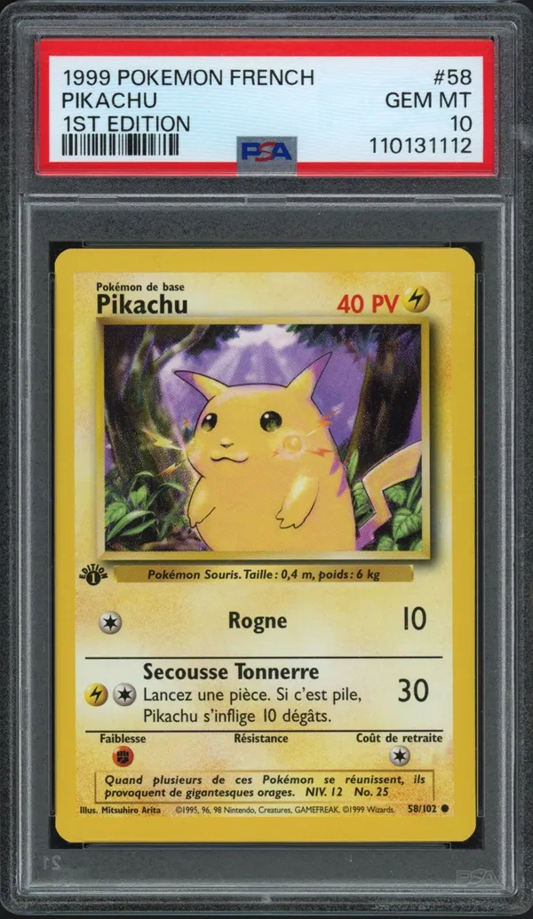 PSA 10 Pikachu