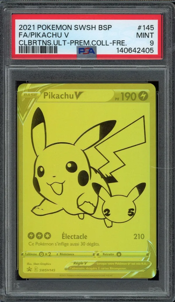 PSA 9 Pikachu V