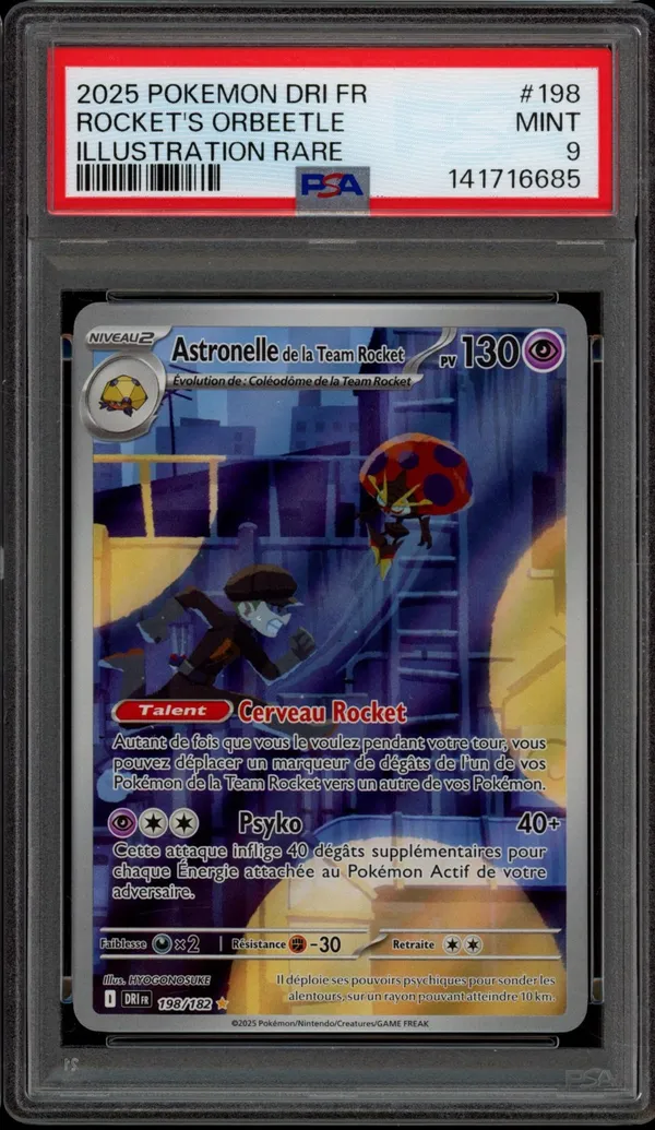 PSA 9 Astronelle de la Team Rocket