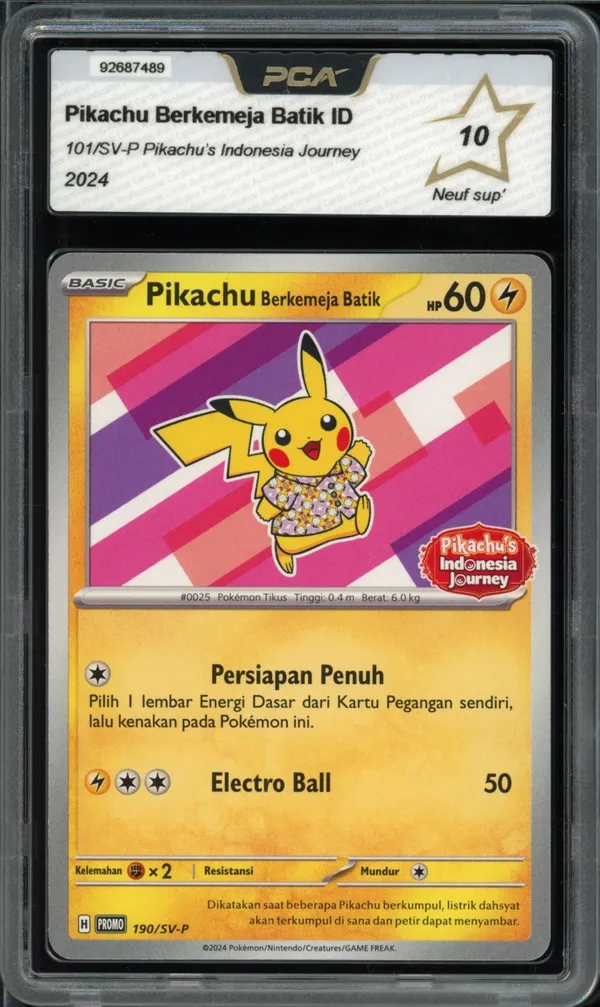 PCA 10 Pikachu