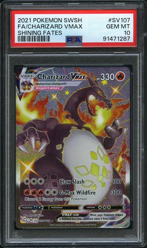 PSA 10 Charizard VMax