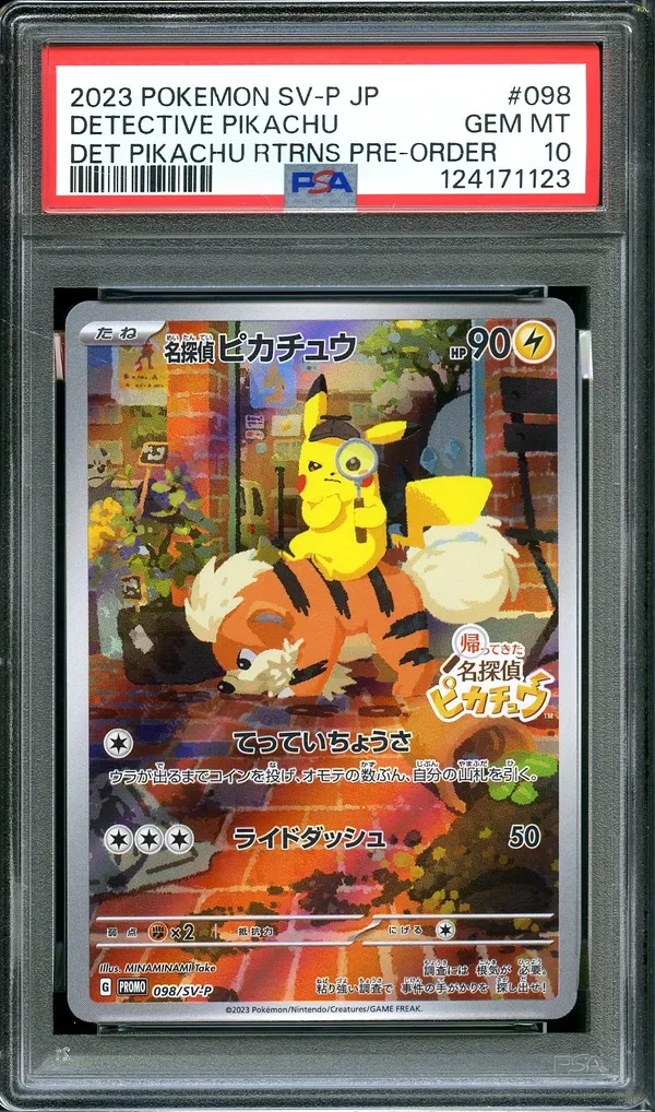 PSA 10 Detective Pikachu