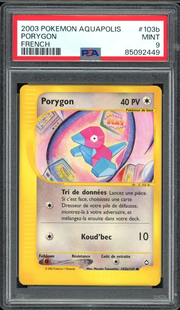 PSA 9 Porygon
