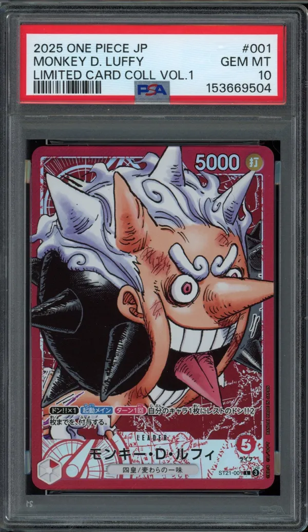 PSA 10 Monkey D. Luffy