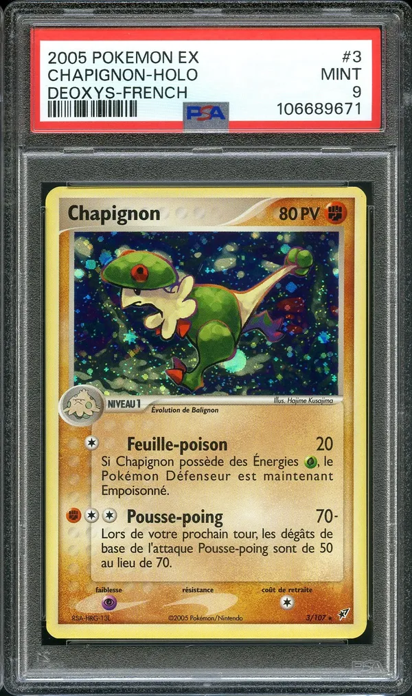 PSA 9 Chapignon Holo