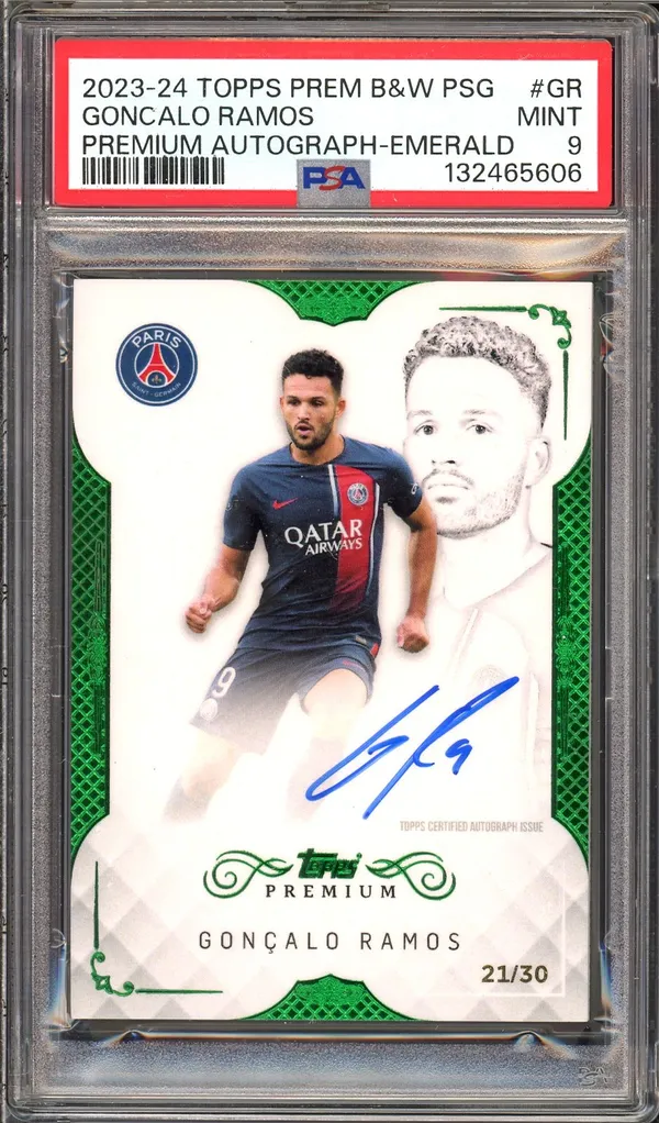 PSA 9 Gonçalo Ramos Autograph