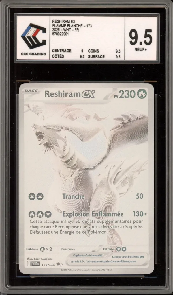 CCC 9.5 Reshiram Ex