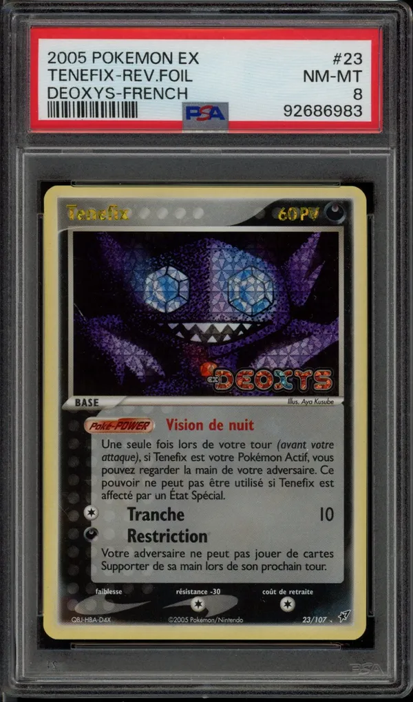PSA 8 Ténéfix Holo Reverse