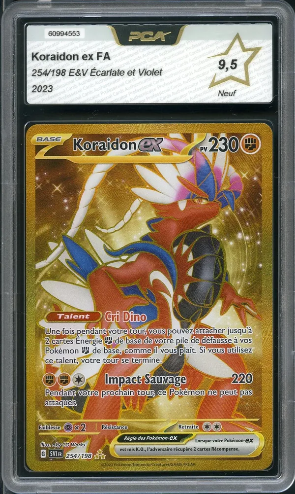 PCA 9.5 Koraidon Ex Gold