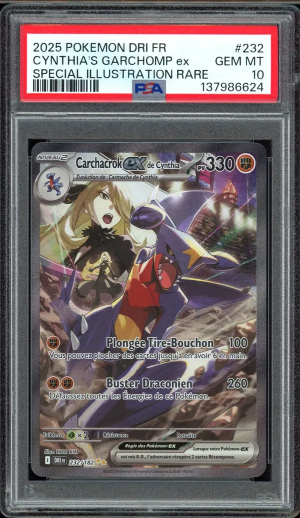 PSA 10 Carchacrok Ex de Cynthia