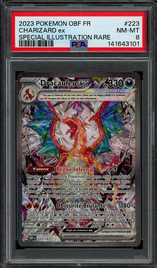 PSA 8 Dracaufeu Ex