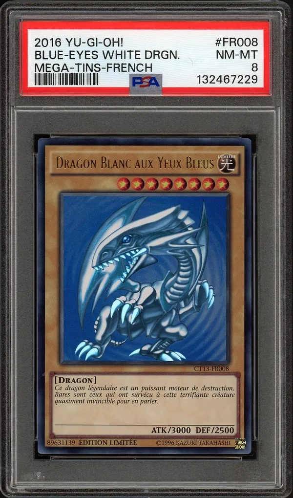 PSA 8 Dragon blanc aux yeux bleus