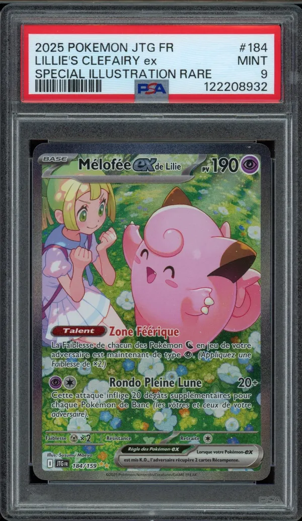 PSA 9 Mélofée Ex de Lilie