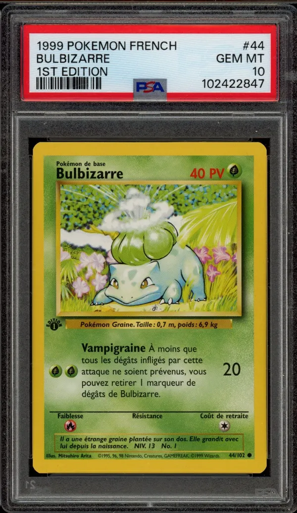 PSA 10 Bulbizarre
