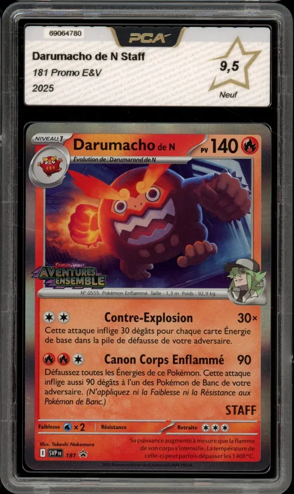 PCA 9.5 Darumacho de N Holo Prerelease Staff