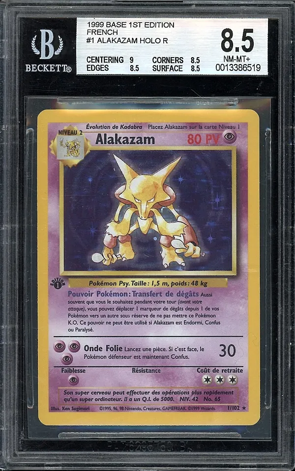 BGS 8.5 Alakazam Holo