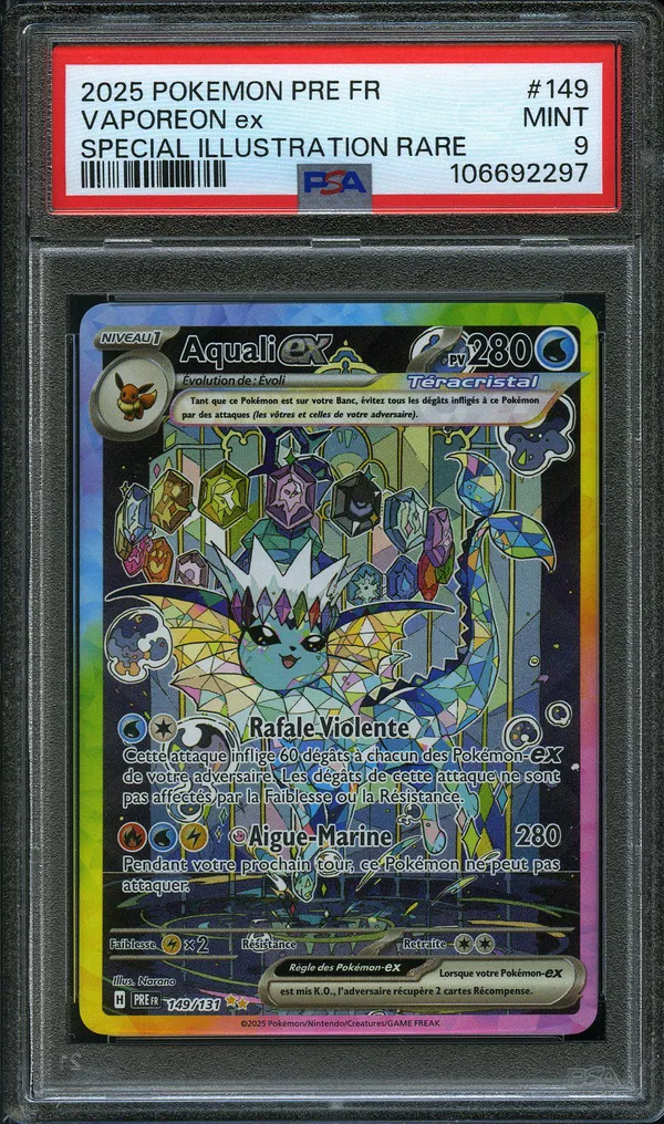 PSA 9 Aquali Ex