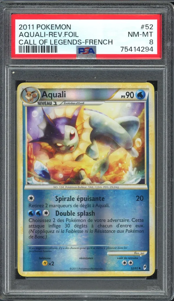 PSA 8 Aquali Reverse