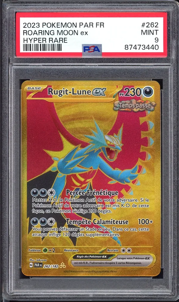 PSA 9 Rugit-Lune Ex Gold