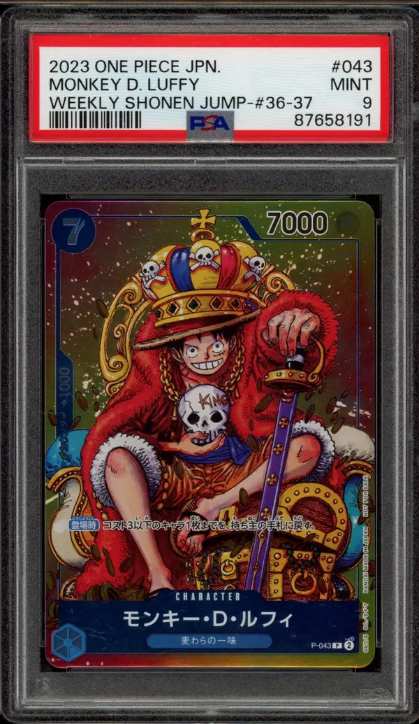 PSA 9 Monkey D. Luffy