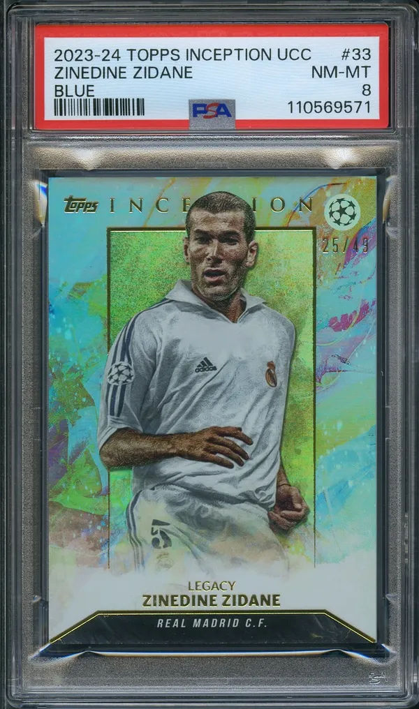 PSA 8 Zinedine Zidane