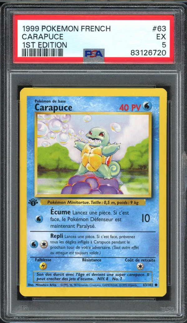 PSA 5 Carapuce