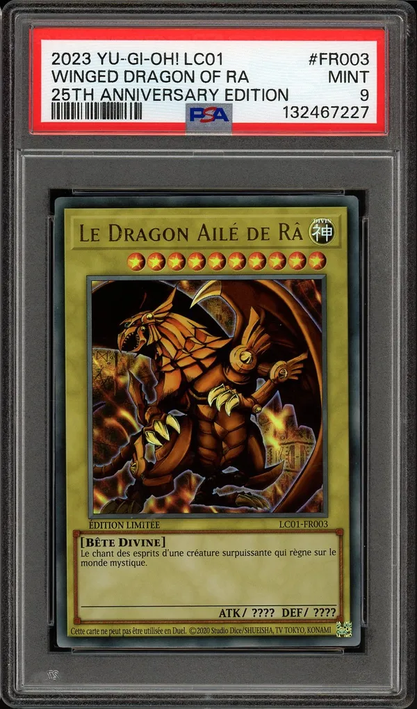 PSA 9 Le Dragon Ailé De Râ