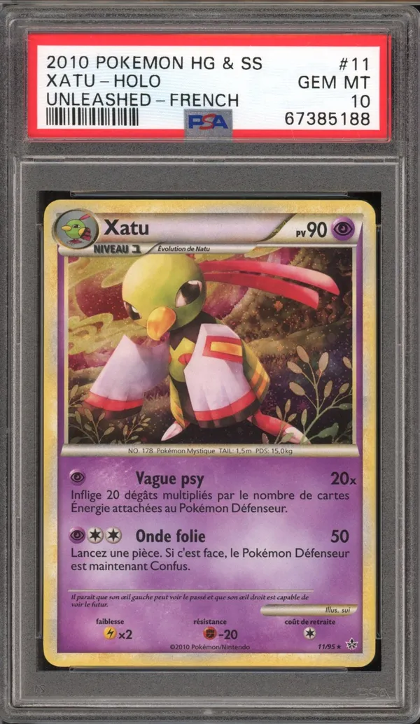 PSA 10 Xatu Holo