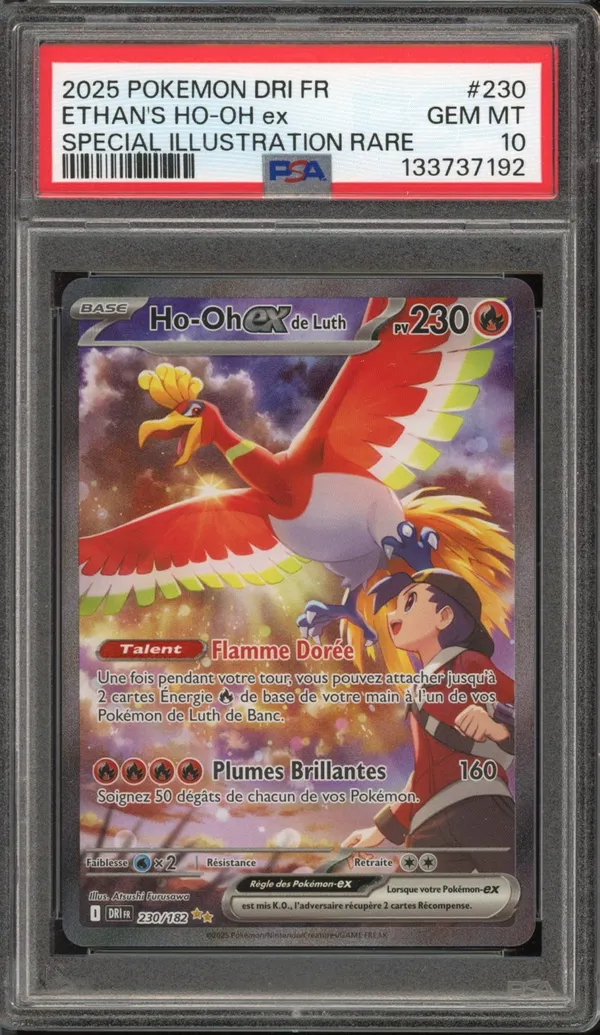 PSA 10 Ho-Oh Ex de Luth