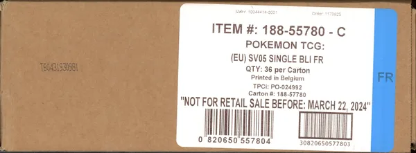 Case Booster Blister EV5 Forces Temporelles