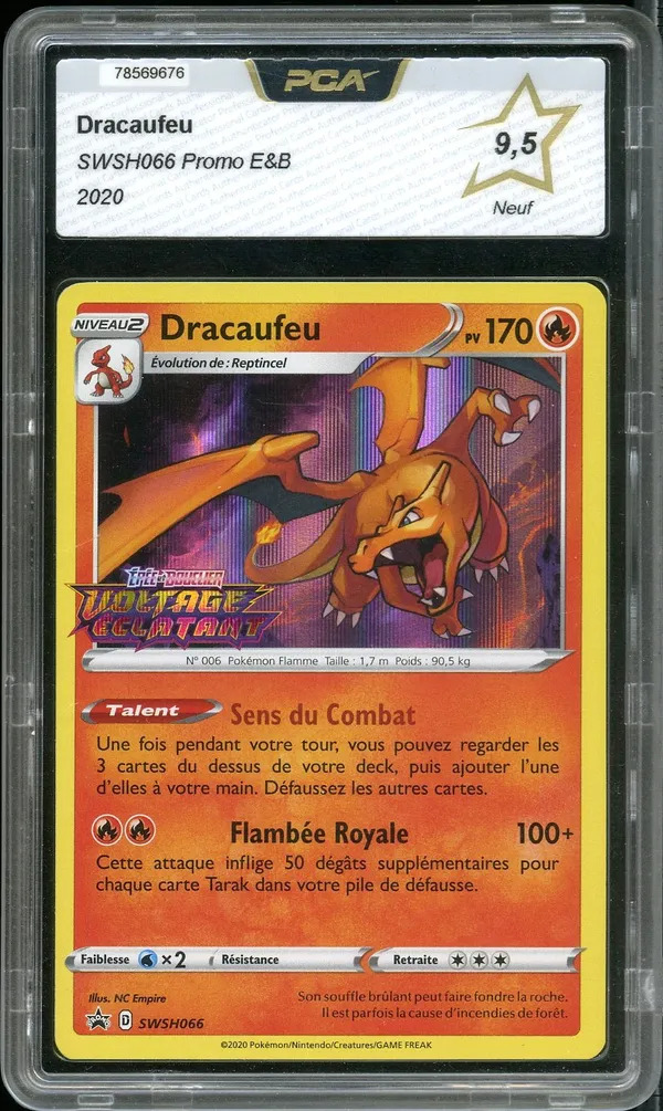 PCA 9.5 Dracaufeu Holo