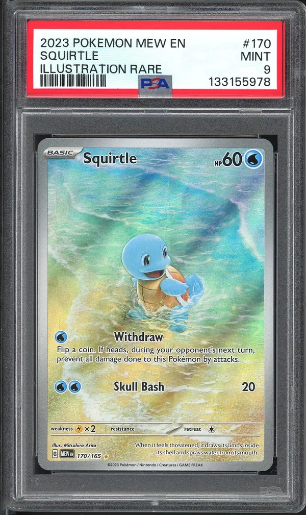 PSA 9 Squirtle