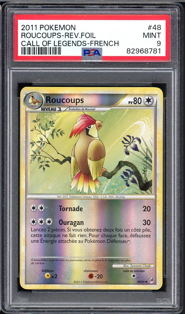 PSA 9 Roucoups Reverse