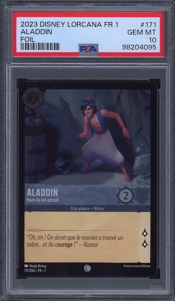 PSA 10 Aladdin Foil
