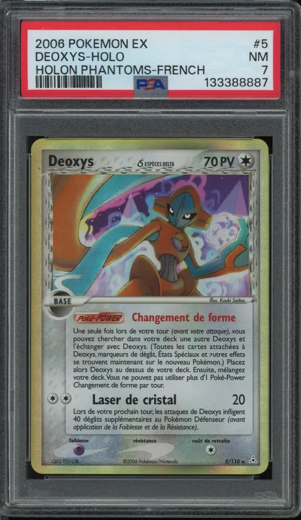 PSA 7 Deoxys Holo